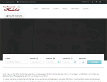Tablet Screenshot of hotel-hudelist.at